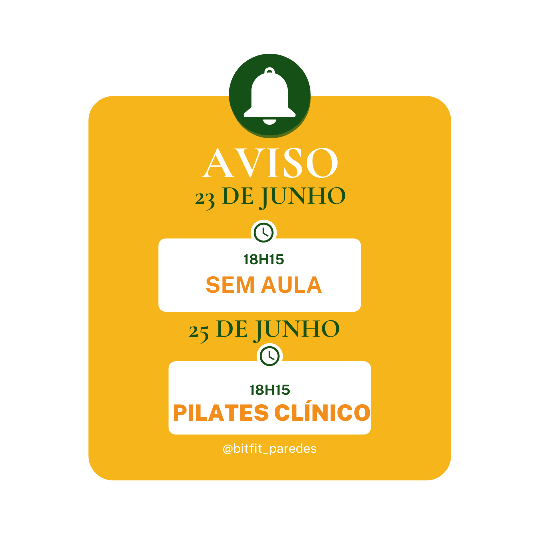 Alteração de aulas